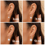 Shell Pearl Dangle Earrings