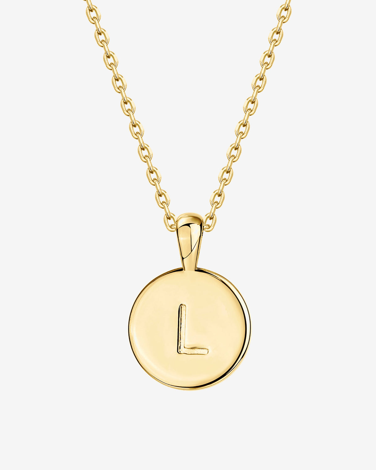 Initial Disc Pendant