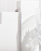 Classic 3mm Round Cut Cubic Zirconia Tennis Bracelet