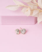 Heart Halo Studs