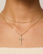 Cross Bezel Pendant