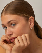 Vermeil Mar Wavy Hoops