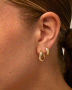 Vermeil Mar Wavy Hoops