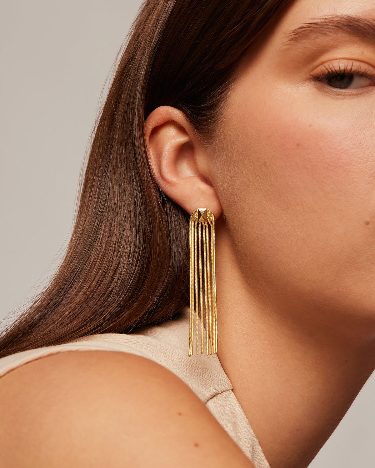 Arch Tassel Earrings