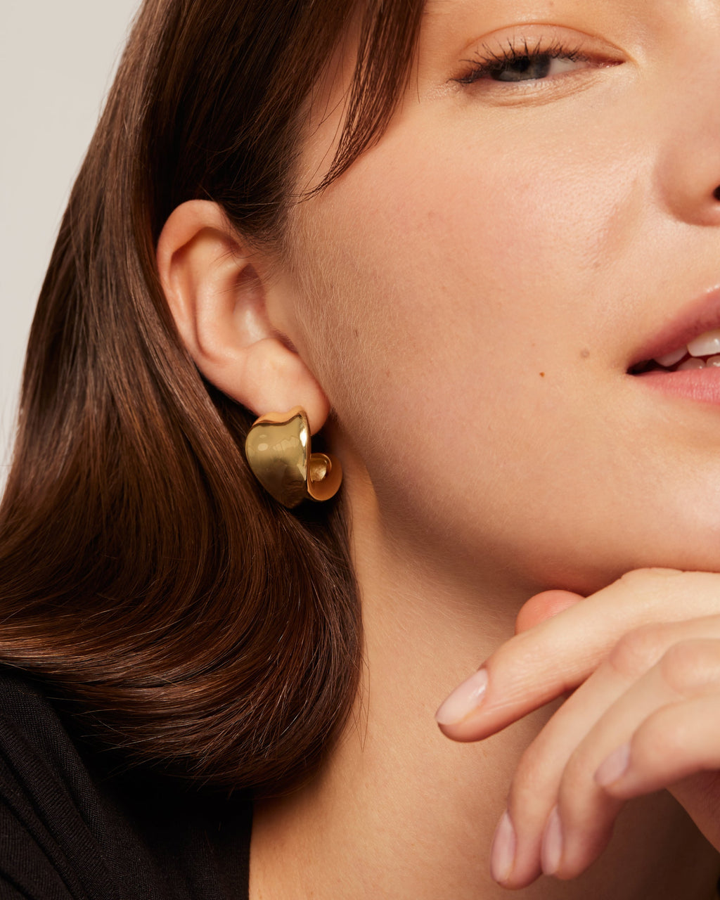 Angel Chunky Hoop Earrings