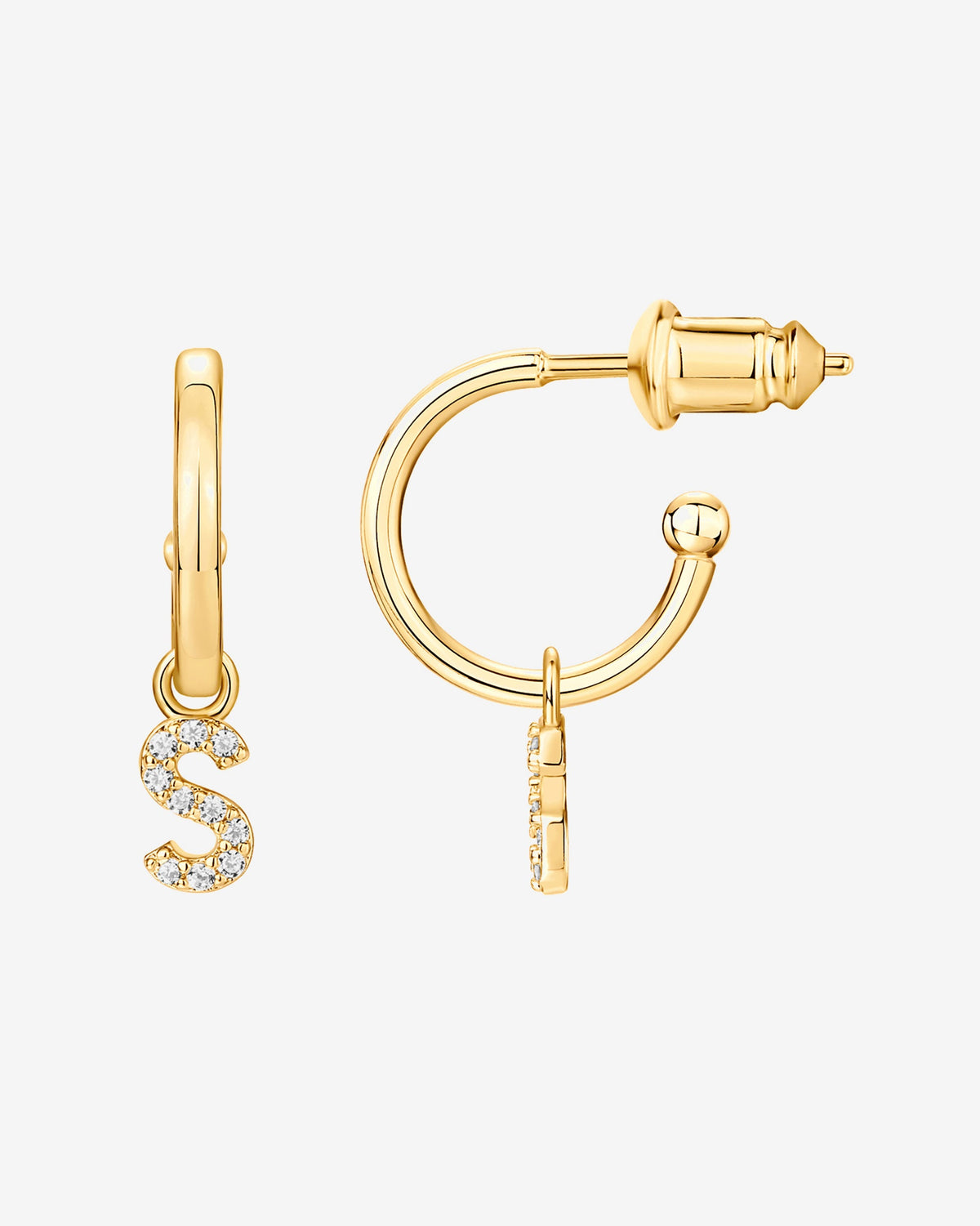 Letter Drop Hoops