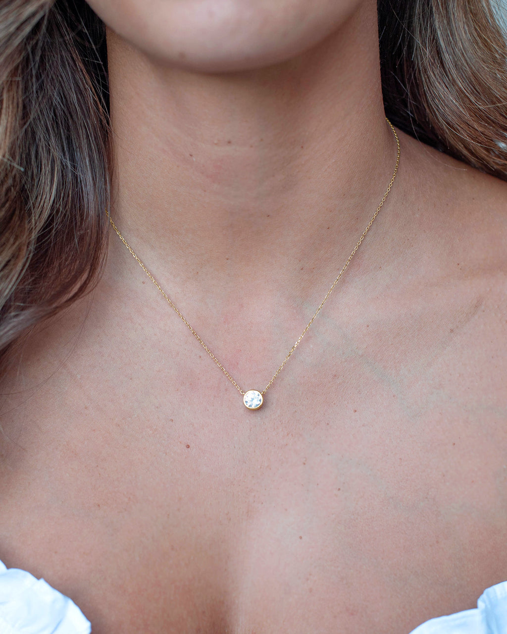 Bezel Necklace
