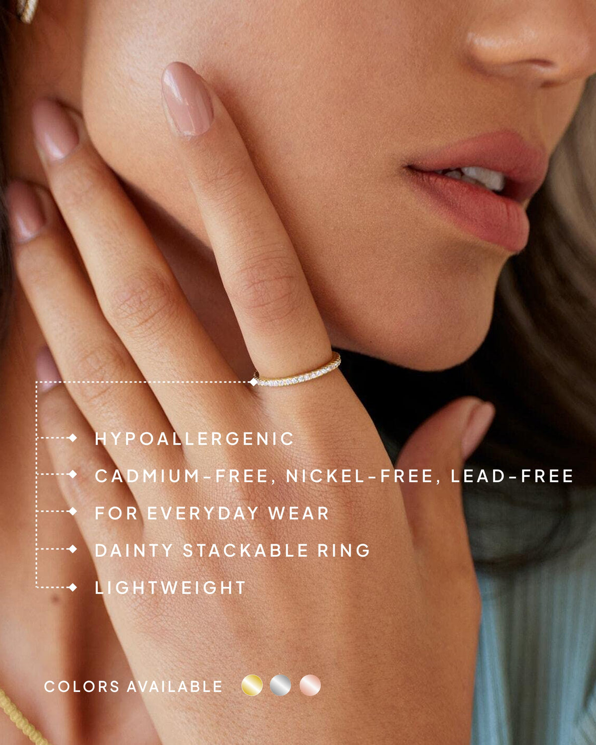 Vermeil Mila Eternity Band