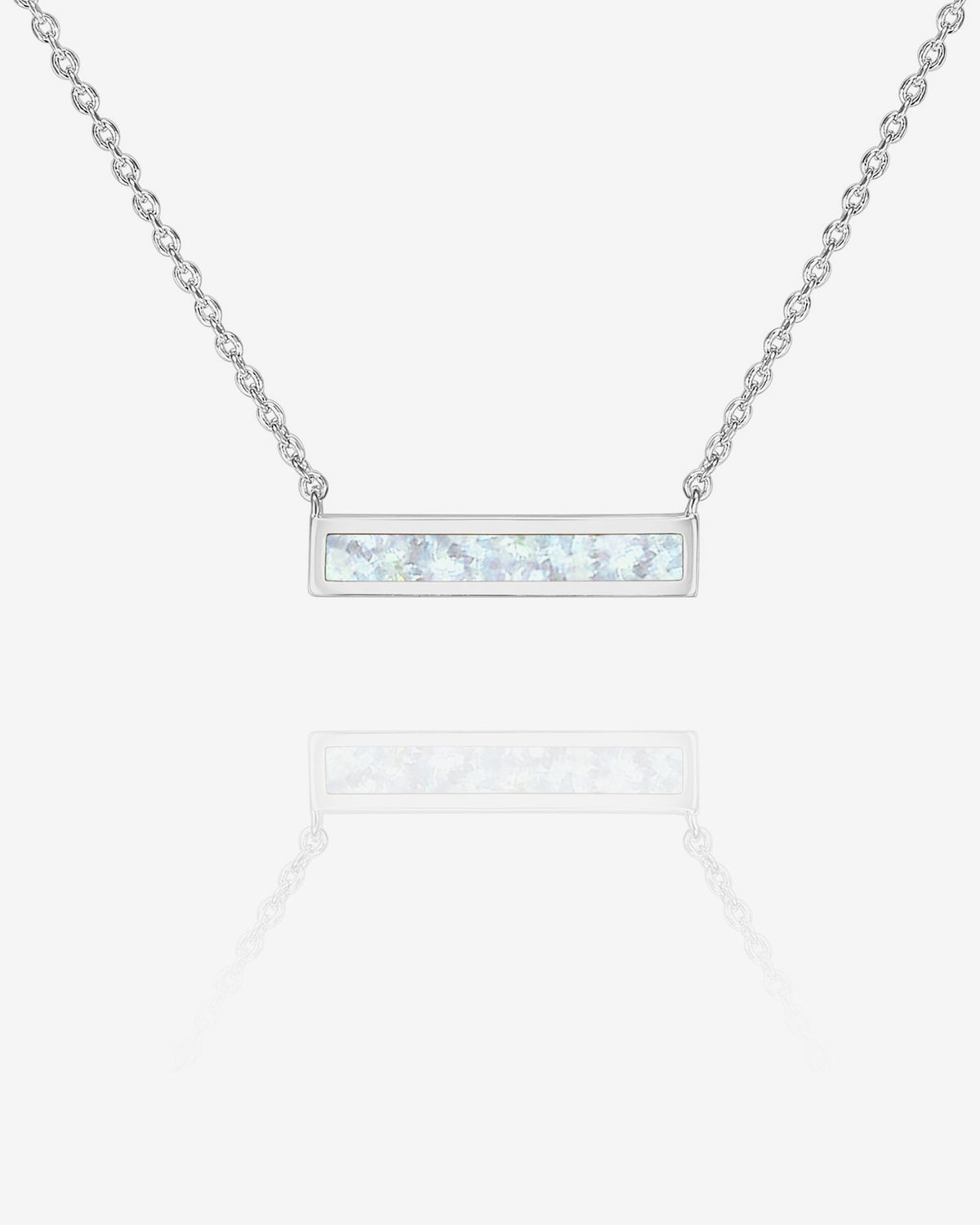 Opal Bar Necklace