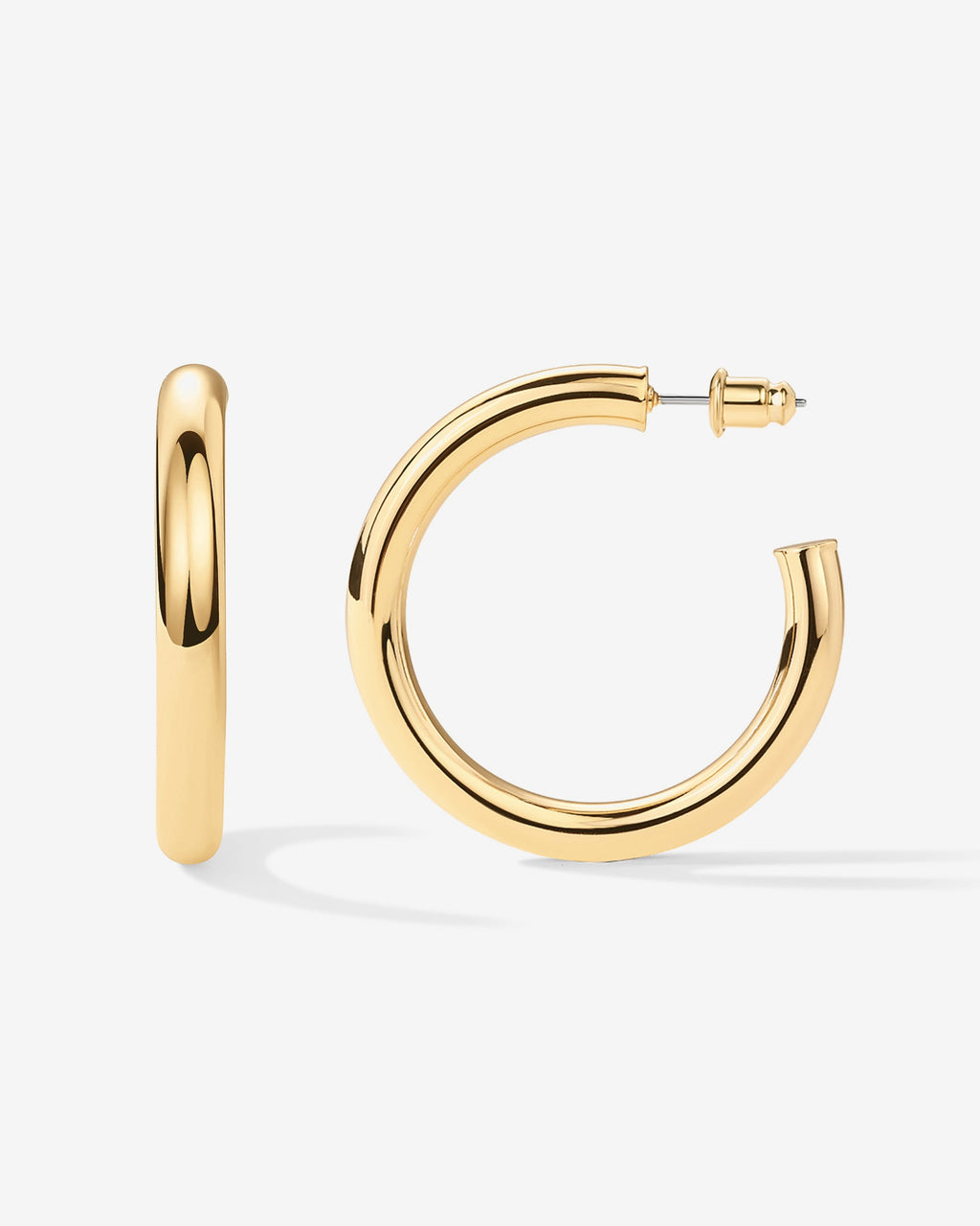 Vermeil Round Chunky Hoops