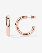 Vermeil Round Chunky Hoops