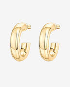 Chunky Open Hoops (6.5mm)