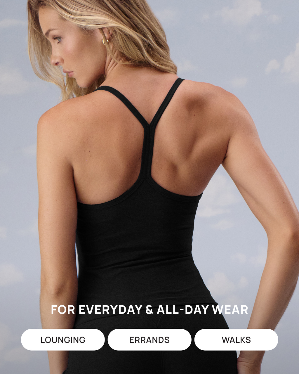 CloudBlend Racer Back Tank Top