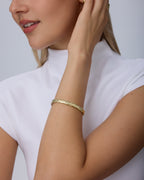 Waterproof Quilted Hinged Bangle