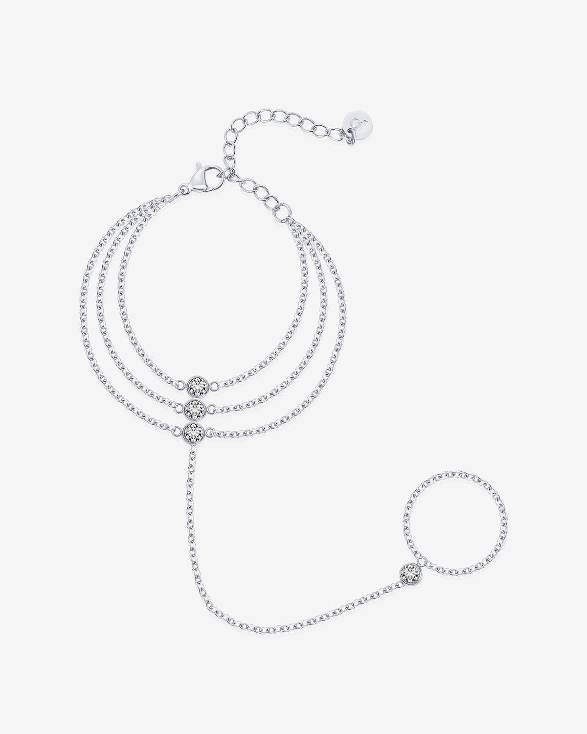 Waterproof Layered Hand Chain Bracelet