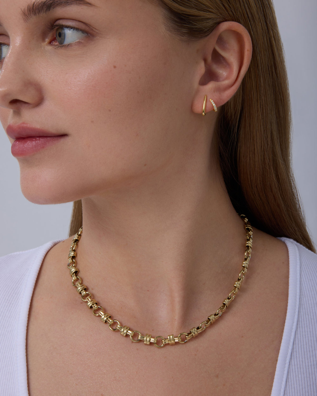 Waterproof Chunky Link Chain Necklace