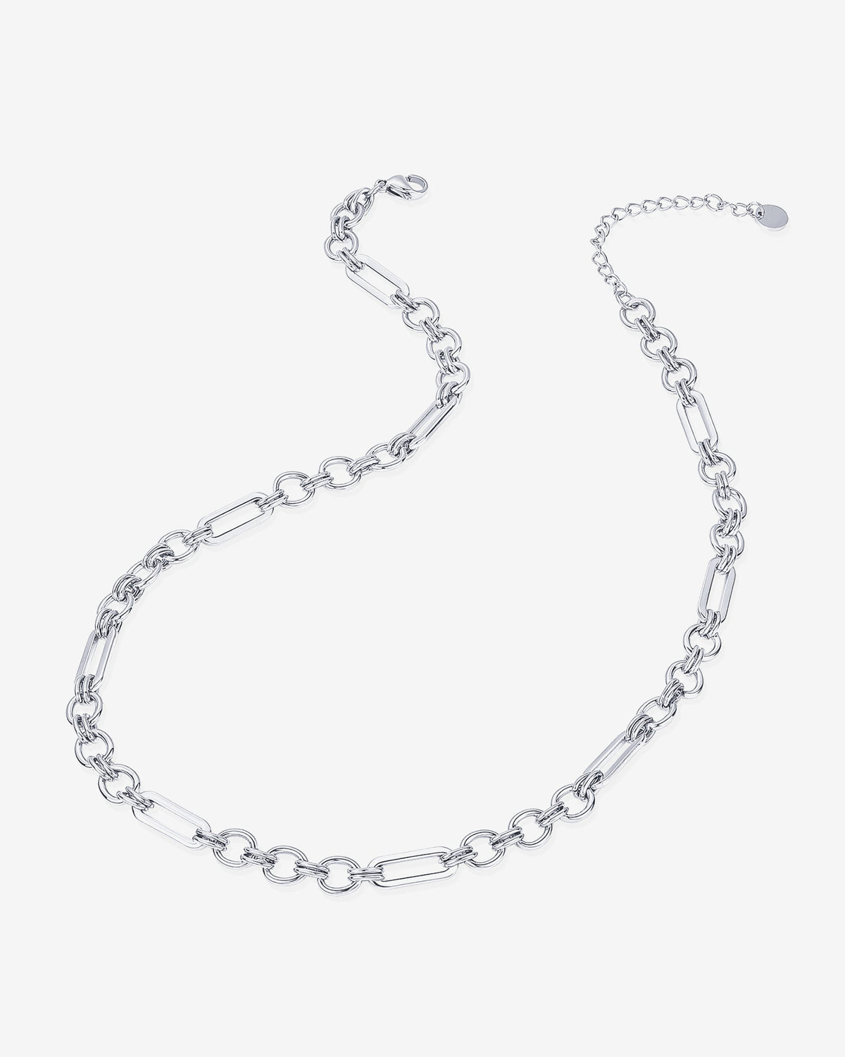 Waterproof Mixed Link Chain Necklace