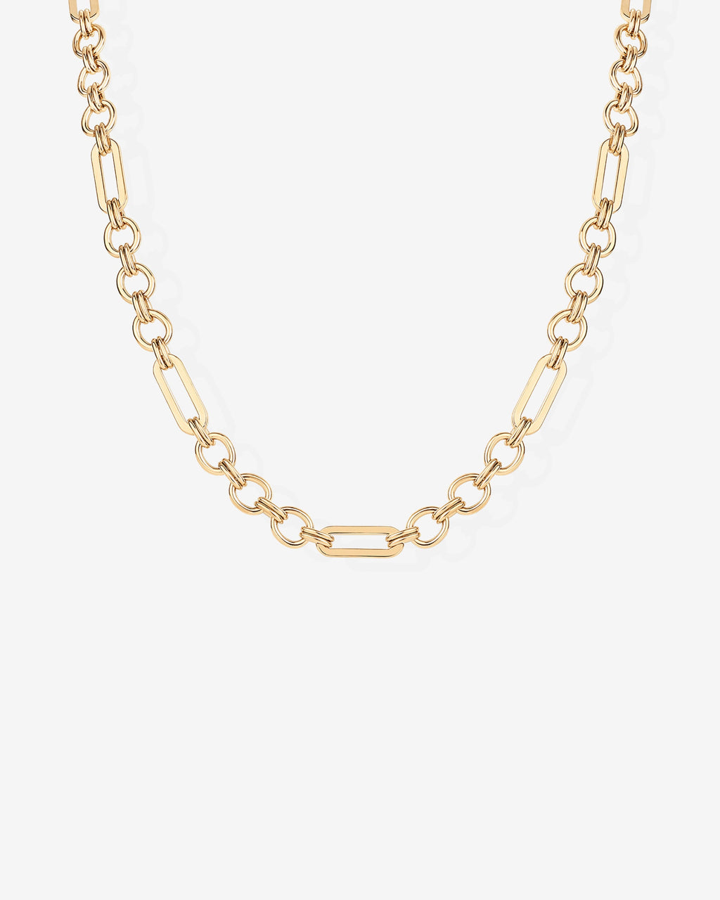 Waterproof Mixed Link Chain Necklace