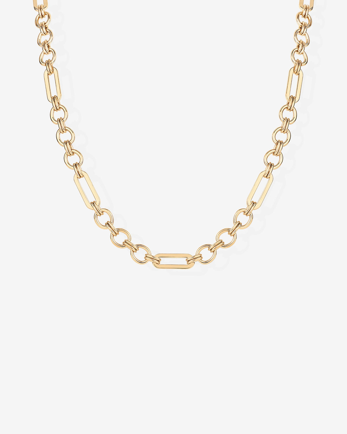 Waterproof Mixed Link Chain Necklace