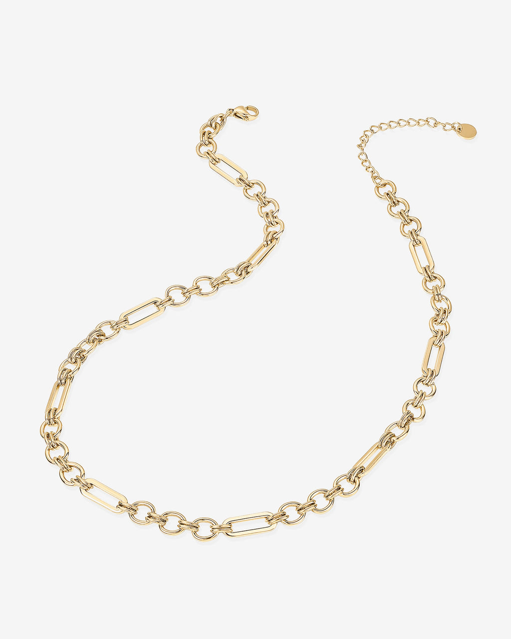 Waterproof Mixed Link Chain Necklace