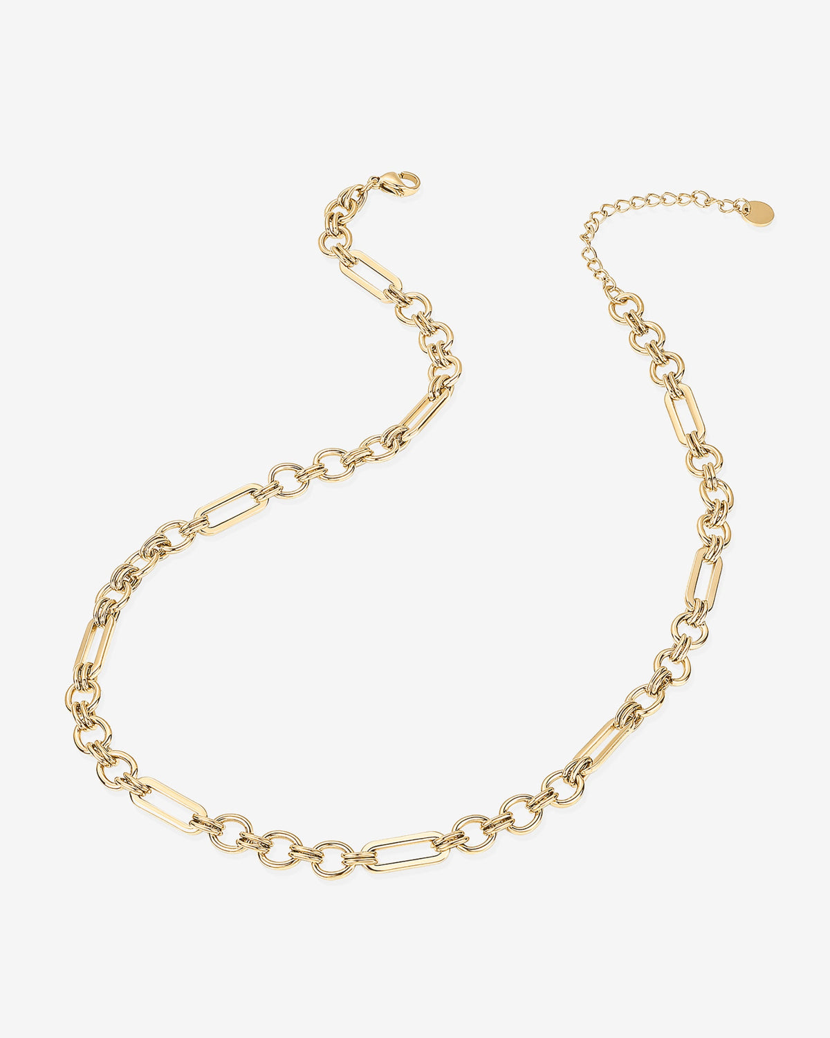 Waterproof Mixed Link Chain Necklace