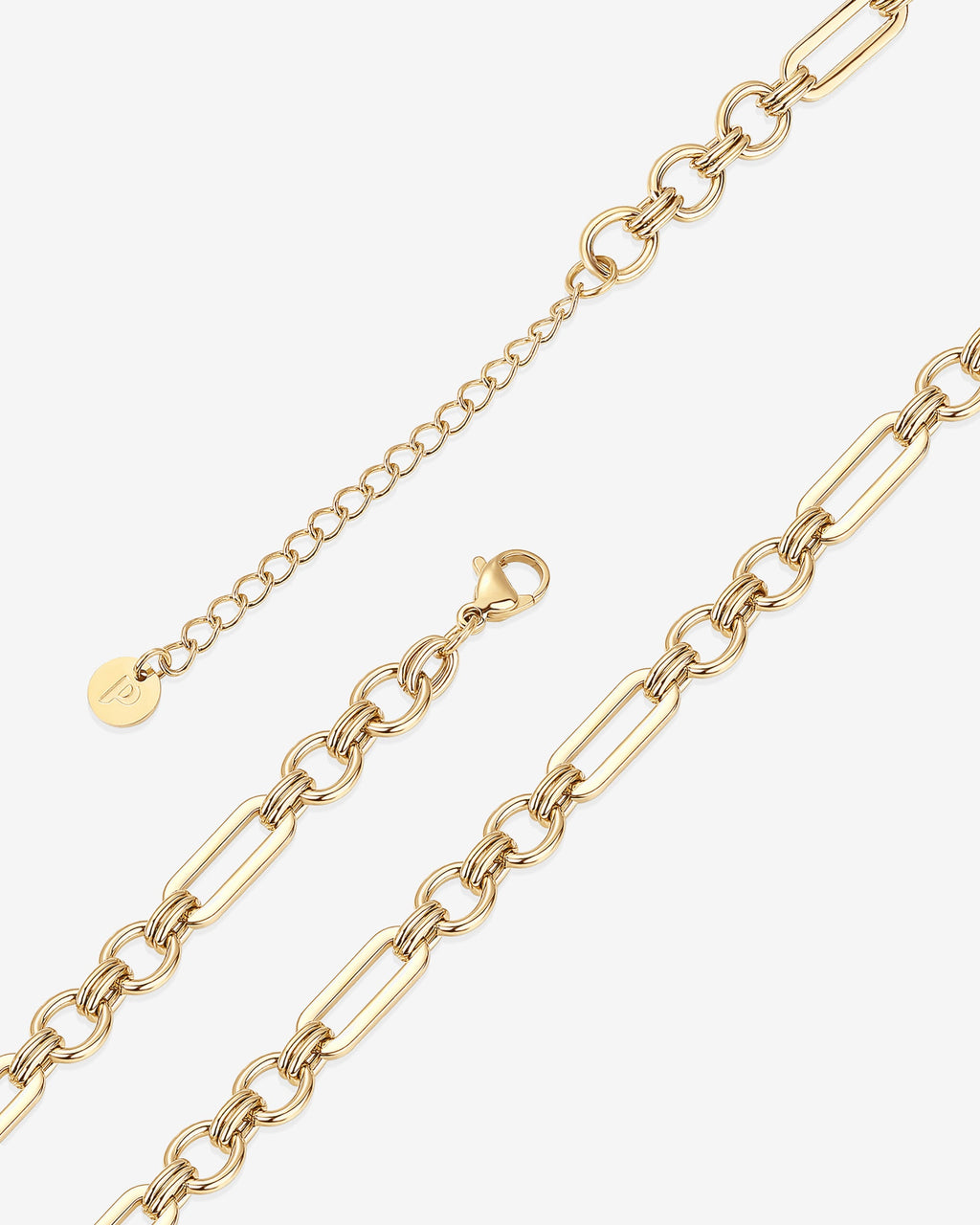 Waterproof Mixed Link Chain Necklace
