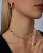 Waterproof Mixed Link Chain Necklace