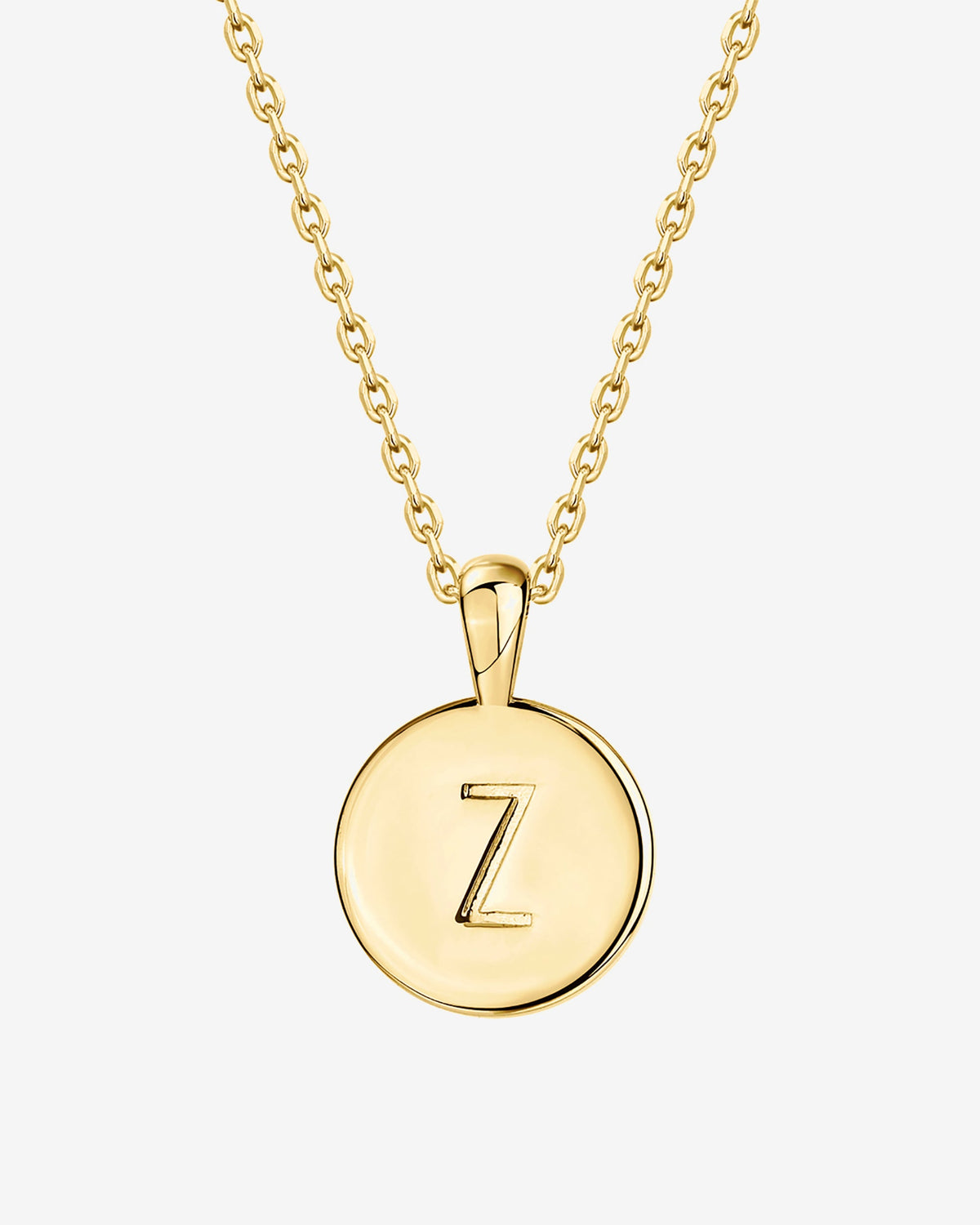 Initial Disc Pendant