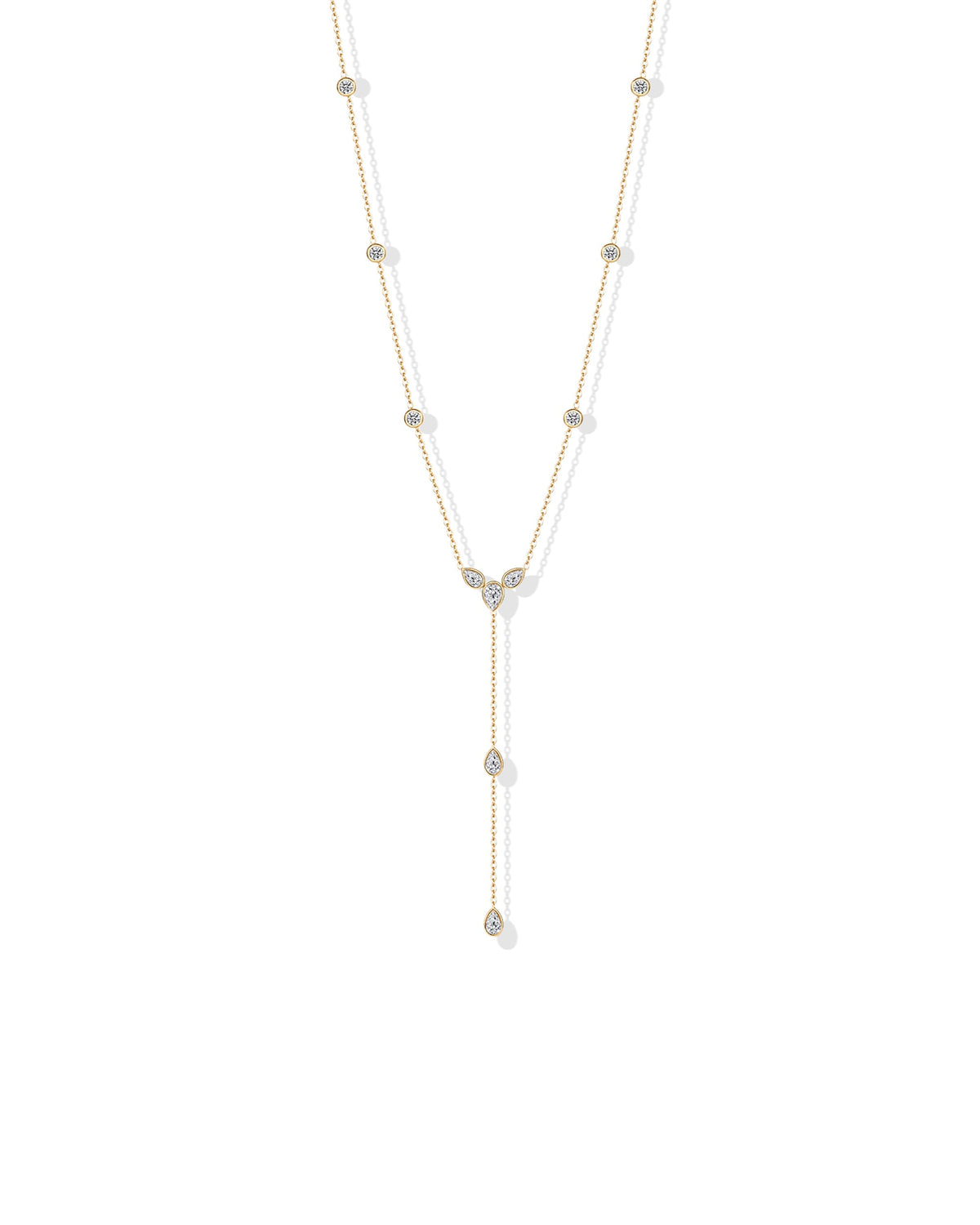 Waterproof Long Lariat Necklace