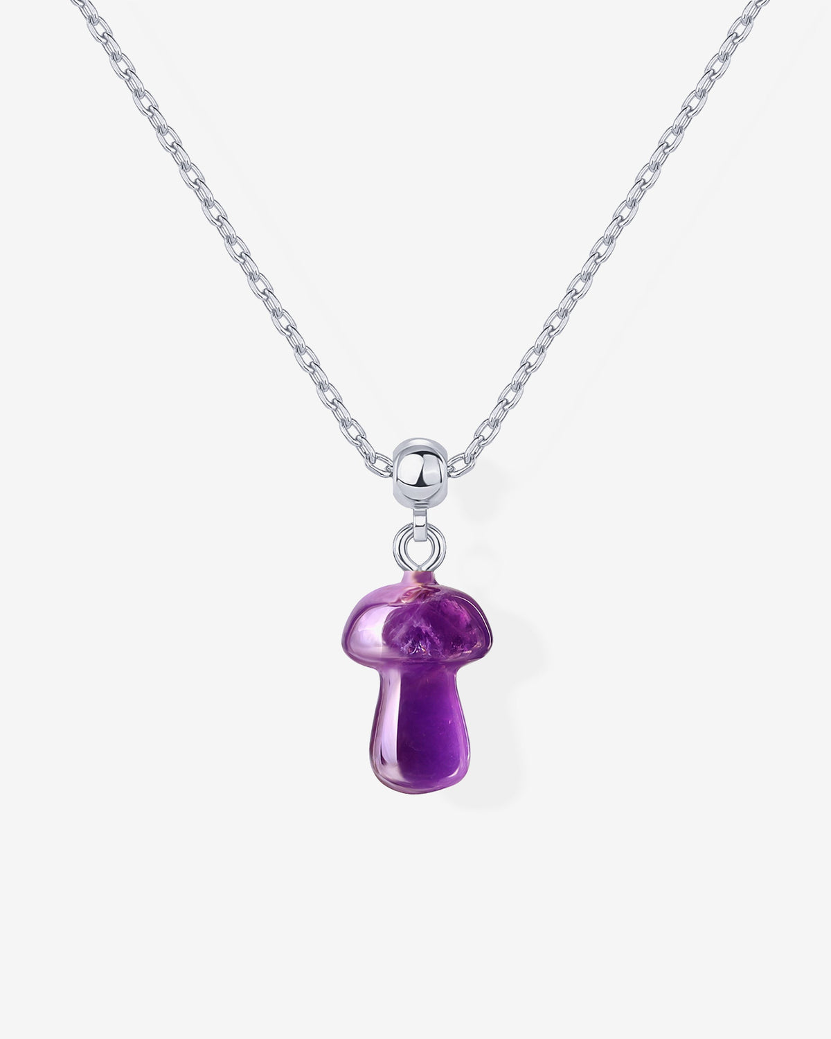 Gemstone Shroom Necklace