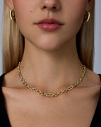 Waterproof Mixed Link Chain Necklace