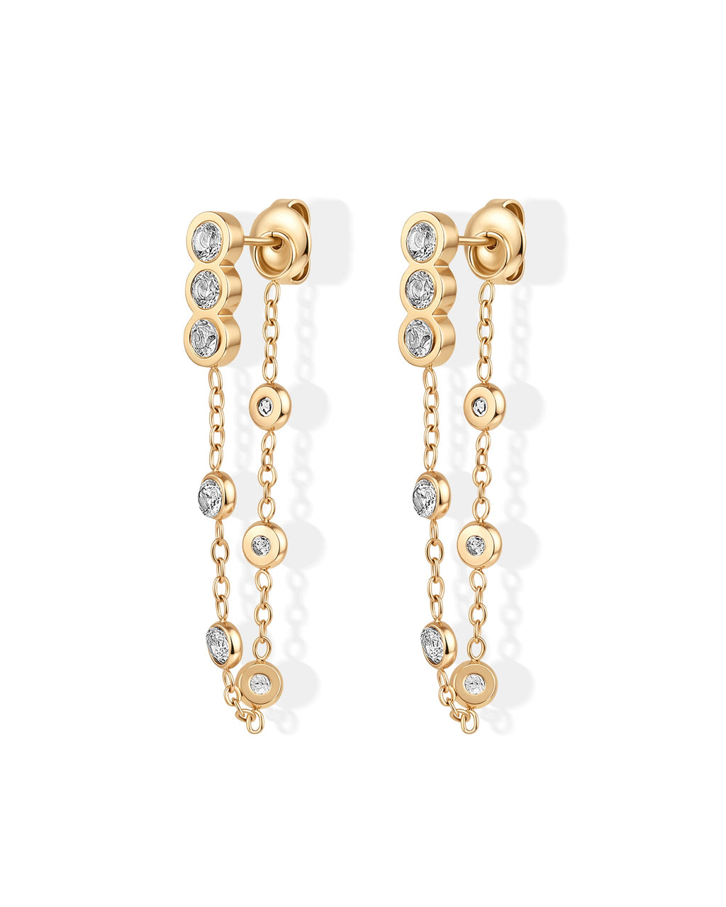 Waterproof Long Drop Earrings