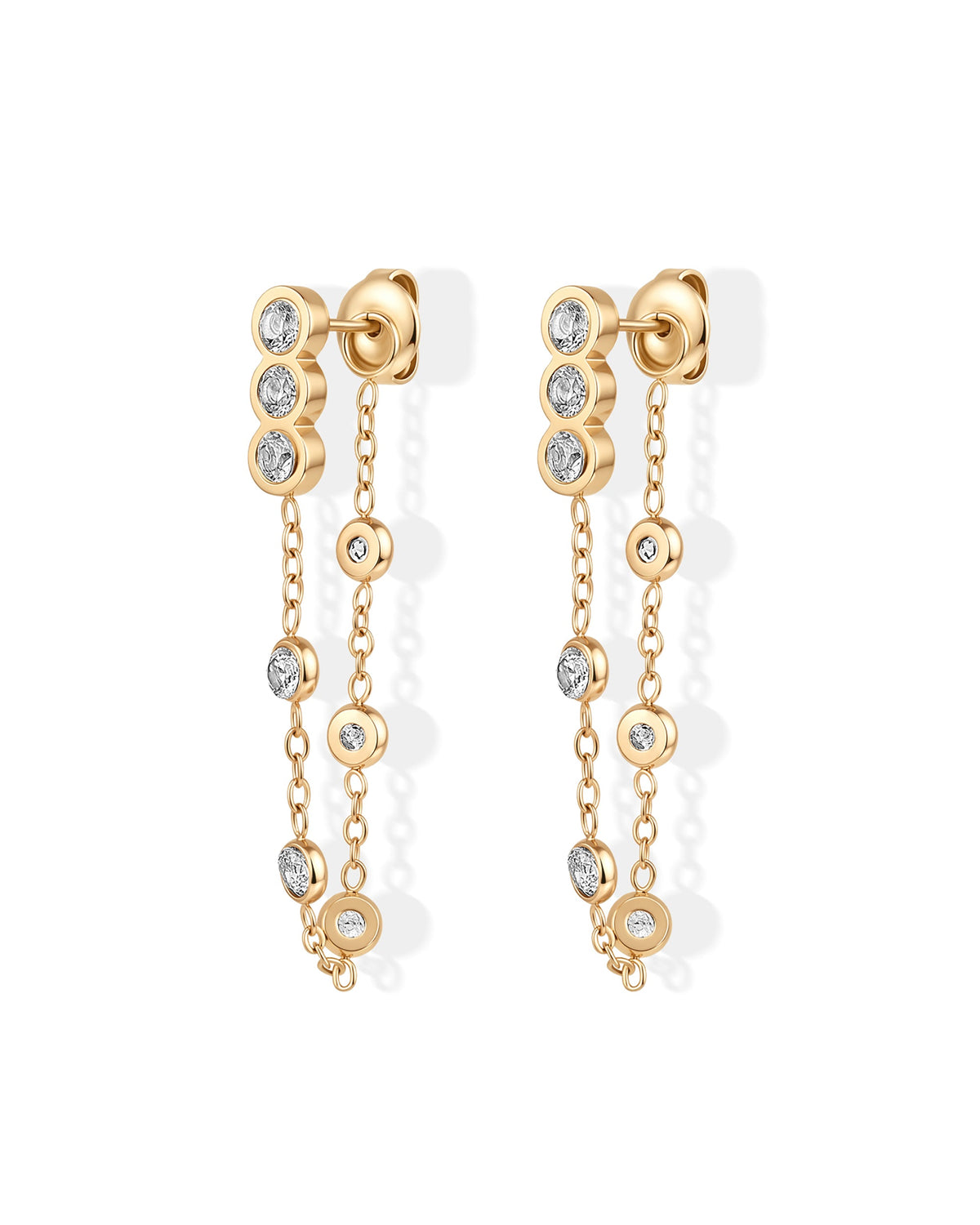 Waterproof Long Drop Earrings