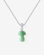 Gemstone Shroom Necklace