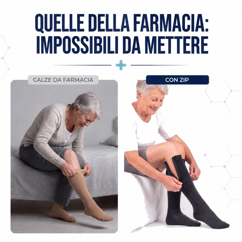 Calze a Compressione con Zip Covexia™