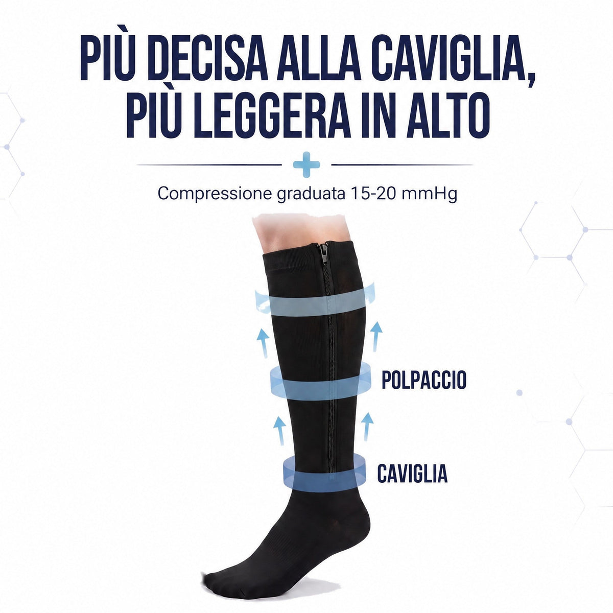 Calze a Compressione con Zip Covexia™