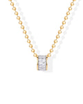 Waterproof Rondelle Pendant Necklace