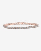 Classic 3mm Round Cut Cubic Zirconia Tennis Bracelet