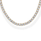 Long Choker Tennis Necklace