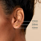 Flat Back Ball Stud Earring Pack