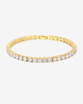 Sparkling 4mm Round Cut Cubic Zirconia Tennis Bracelet