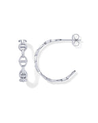 Waterproof Chain Link Hoop Earrings