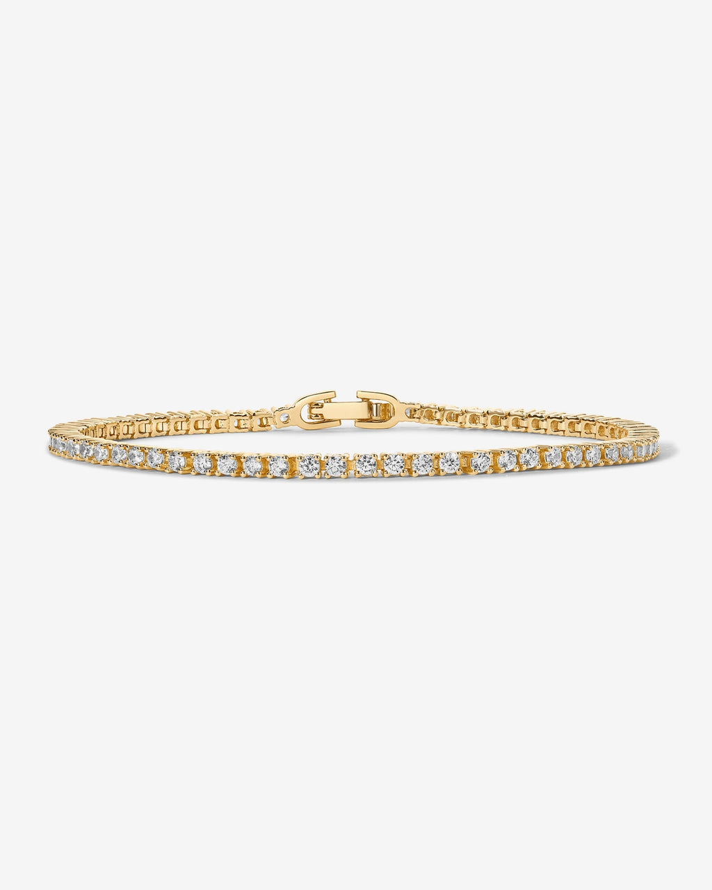 Dainty Round Cubic Zirconia Tennis Bracelet