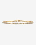 Dainty Round Cubic Zirconia Tennis Bracelet