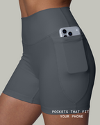 FlexFlow High-Rise 4" Shorts with Pockets