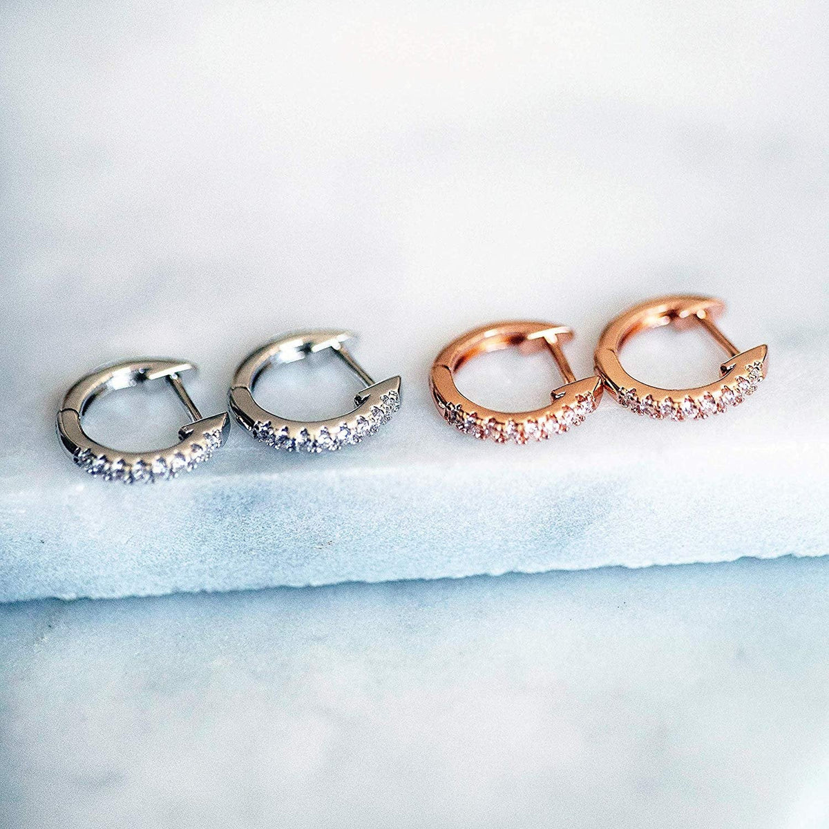 Josephine Huggie Earrings
