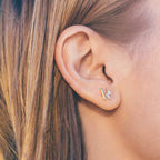Vermeil Zeus Studs