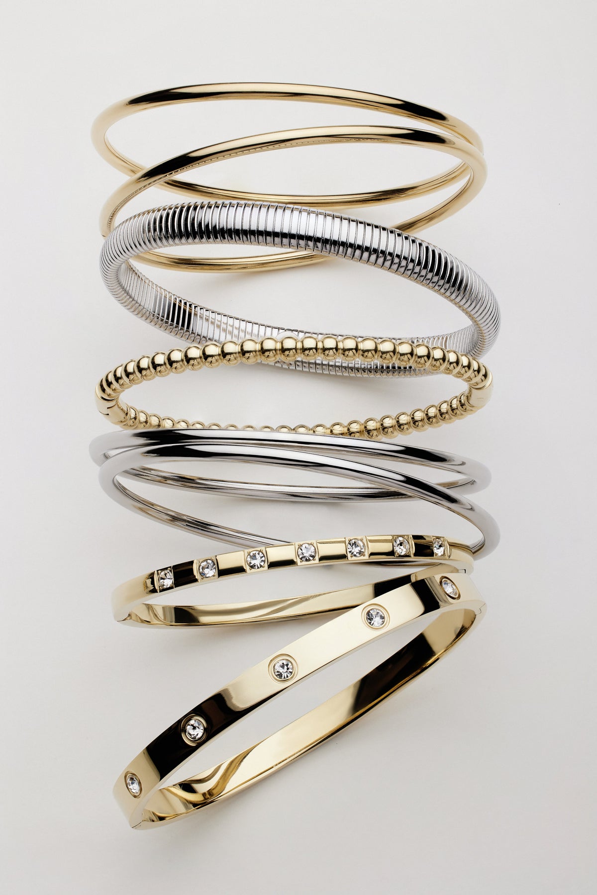 Gold bracelets